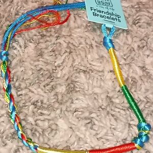 Earth N Surf Friendship Bracelet Blue Green Red Yellow Beautiful Love Family BFF